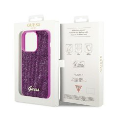 Guess GUESS etui za IPHONE 14 Pro Max GUHCP14XPMSDGSF (Disco Script Metal) fuksija