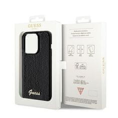 Guess GUESS etui za IPHONE 14 Pro GUHCP14LPSFDGSK (Sequin Script Metal) black