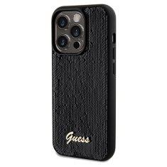 Guess GUESS etui za IPHONE 14 Pro GUHCP14LPSFDGSK (Sequin Script Metal) black