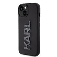 Karl Lagerfeld KARL LAGERFELD etui za IPHONE 15 Plus KLHCP15M3DMBKCK (3D Logo Glitter) black