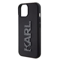 Karl Lagerfeld KARL LAGERFELD etui za IPHONE 15 Plus KLHCP15M3DMBKCK (3D Logo Glitter) black