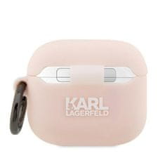 Karl Lagerfeld KARL LAGERFELD etui za APPLE Airpods 3 KLA3RUNCHP (3D Sil NFT Choupette) roza