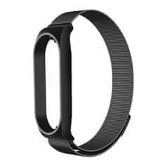 OEM Kovinski trak za XIAOMI Mi Band 7 black (01)