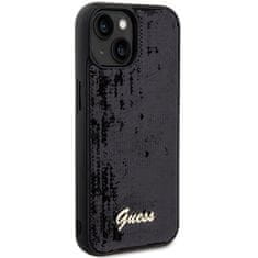 Guess GUESS etui za IPHONE 13 / 14 / 15 GUHCP15SPSFDGSK (Sequin Script Metal) black