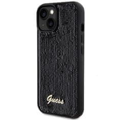 Guess GUESS etui za IPHONE 13 / 14 / 15 GUHCP15SPSFDGSK (Sequin Script Metal) black