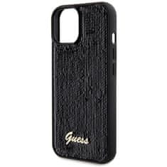 Guess GUESS etui za IPHONE 13 / 14 / 15 GUHCP15SPSFDGSK (Sequin Script Metal) black