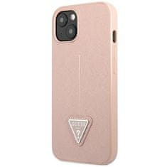 Guess GUESS etui za IPHONE 13 / 14 / 15 GUHCP14SPSATLP (SaffianoTriangle Logo) roza