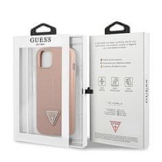 Guess GUESS etui za IPHONE 13 / 14 / 15 GUHCP14SPSATLP (SaffianoTriangle Logo) roza