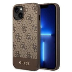 Guess GUESS etui za IPHONE 13 / 14 / 15 GUHCP14SG4GLBR (4G Stripe Collection) rjav