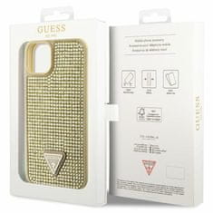 Guess GUESS etui za IPHONE 13 / 14 / 15 GUHCP14SHDGTPD (Rhinestone Triangle) zlato