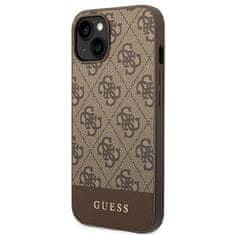 Guess GUESS etui za IPHONE 13 / 14 / 15 GUHCP14SG4GLBR (4G Stripe Collection) rjav