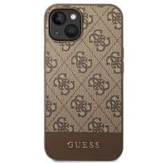 Guess GUESS etui za IPHONE 13 / 14 / 15 GUHCP14SG4GLBR (4G Stripe Collection) rjav