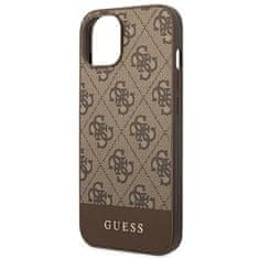 Guess GUESS etui za IPHONE 13 / 14 / 15 GUHCP14SG4GLBR (4G Stripe Collection) rjav