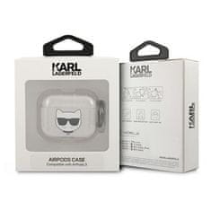 Karl Lagerfeld KARL LAGERFELD etui za APPLE Airpods 3 KLA3UCHGS srebrn + bleščice