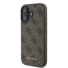 Guess GUESS etui za IPHONE 16 GUHCP16SG4GFBR (PU 4G Classic) rjav