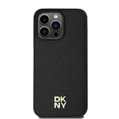 DKNY DKNY etui za IPHONE 15 Pro Max, združljiv z MagSafe DKHMP15XPSHRPSK (DKNY HC MagSafe Pu Repeat Pattern W/Stack Logo) black