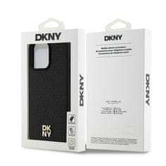 DKNY DKNY etui za IPHONE 15 Pro Max, združljiv z MagSafe DKHMP15XPSHRPSK (DKNY HC MagSafe Pu Repeat Pattern W/Stack Logo) black