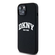 DKNY DKNY etui za IPHONE 14, združljiv z MagSafe DKHMP14SSNYACH (DKNY HC MagSafe Silicone W/White Arch Logo) black