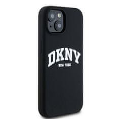 DKNY DKNY etui za IPHONE 14, združljiv z MagSafe DKHMP14SSNYACH (DKNY HC MagSafe Silicone W/White Arch Logo) black