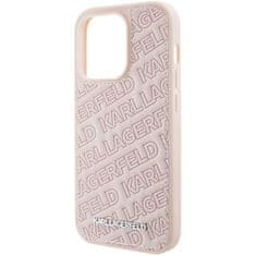 Karl Lagerfeld KARL LAGERFELD etui za IPHONE 15 Pro KLHCP15LPQKPMP (Quilted Pattern) roza