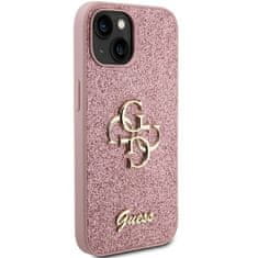 Guess GUESS etui za IPHONE 15 GUHCP15SHG4SGP (Fixed Glitter Big 4G) roza