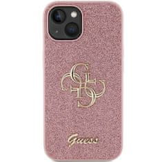 Guess GUESS etui za IPHONE 15 GUHCP15SHG4SGP (Fixed Glitter Big 4G) roza