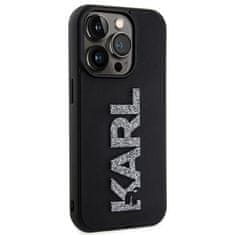 Karl Lagerfeld KARL LAGERFELD etui za IPHONE 15 Pro KLHCP15L3DMBKCK (3D Logo Glitter) black