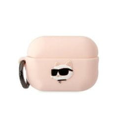 Karl Lagerfeld KARL LAGERFELD etui za APPLE Airpods 2 KLAP2RUNCHP (3D Sil NFT Choupette) roza