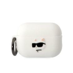 Karl Lagerfeld KARL LAGERFELD etui za APPLE Airpods 2 KLAP2RUNCHH (3D Sil NFT Choupette) bela