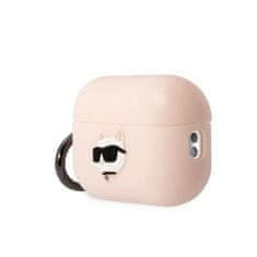 Karl Lagerfeld KARL LAGERFELD etui za APPLE Airpods 2 KLAP2RUNCHP (3D Sil NFT Choupette) roza