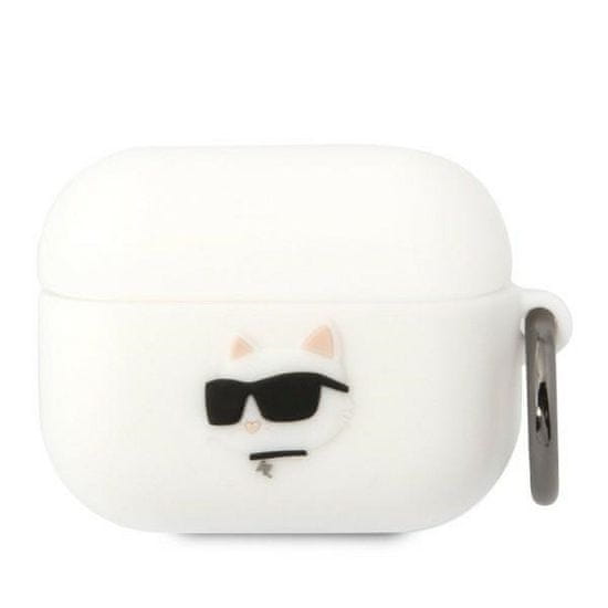 Karl Lagerfeld KARL LAGERFELD etui za Applove Airpods Pro KLAPRUNCHH (3D Sil NFT Choupette) bela