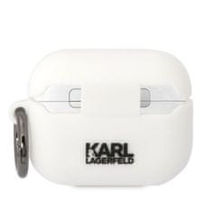 Karl Lagerfeld KARL LAGERFELD etui za Applove Airpods Pro KLAPRUNCHH (3D Sil NFT Choupette) bela