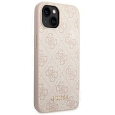 Guess GUESS etui za IPHONE 14 Plus GUHCP14MG4GFPI (4G Gold Logo) roza