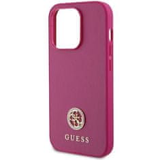 Guess GUESS etui za IPHONE 15 Pro GUHCP15LPS4DGPP (Strass Metal Logo) roza