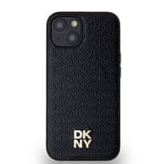 DKNY DKNY etui za IPHONE 14 združljiv z MagSafe DKHMP14SPSHRPSK (DKNY HC MagSafe Pu Repeat Pattern W/Stack Logo) black