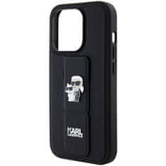 Karl Lagerfeld KARL LAGERFELD etui za IPHONE 14 Pro KLHCP14LGSAKCPK (Gripstand Saffiano KC PIN) black