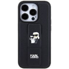 Karl Lagerfeld KARL LAGERFELD etui za IPHONE 14 Pro KLHCP14LGSAKCPK (Gripstand Saffiano KC PIN) black