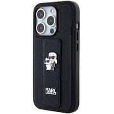 Karl Lagerfeld KARL LAGERFELD etui za IPHONE 14 Pro KLHCP14LGSAKCPK (Gripstand Saffiano KC PIN) black