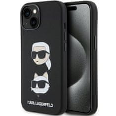 Karl Lagerfeld KARL LAGERFELD etui za IPHONE 15 Plus KLHCP15MSDHKCNK (Silikon KC) črn