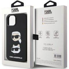 Karl Lagerfeld KARL LAGERFELD etui za IPHONE 15 Plus KLHCP15MSDHKCNK (Silikon KC) črn