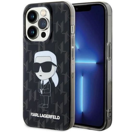 Karl Lagerfeld KARL LAGERFELD etui za IPHONE 15 Pro KLHCP15LHNKMKLK (Iconic Monogram) black