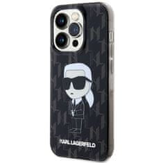 Karl Lagerfeld KARL LAGERFELD etui za IPHONE 15 Pro KLHCP15LHNKMKLK (Iconic Monogram) black