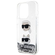 Karl Lagerfeld KARL LAGERFELD etui za IPHONE 14 Pro KLHCP14LLDHKCNS (Liquid Glitter KC) white