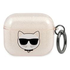 Karl Lagerfeld KARL LAGERFELD etui za APPLE Airpods 3 KLA3UCHGD zlato + bleščice