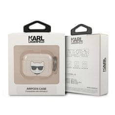 Karl Lagerfeld KARL LAGERFELD etui za APPLE Airpods 3 KLA3UCHGD zlato + bleščice