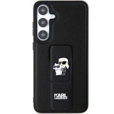 Karl Lagerfeld KARL LAGERFELD etui za SAMSUNG S24 Ultra KLHCS24LGSAKCPK (GRIPSTAND SAFFIANO KC PINS) črn