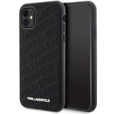 Karl Lagerfeld KARL LAGERFELD etui za IPHONE 11 KLHCN61PQKPMK (Quilted K Pattern) black