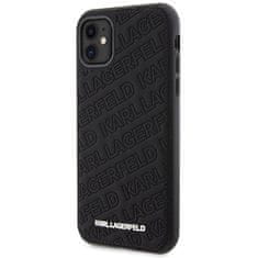 Karl Lagerfeld KARL LAGERFELD etui za IPHONE 11 KLHCN61PQKPMK (Quilted K Pattern) black