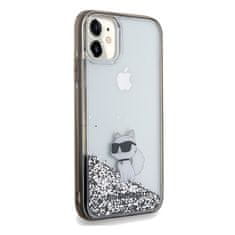 Karl Lagerfeld KARL LAGERFELD etui za IPHONE 11 KLHCN61LKCNSK (Liquid Glitter C) transparenten