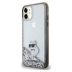 Karl Lagerfeld KARL LAGERFELD etui za IPHONE 11 KLHCN61LKCNSK (Liquid Glitter C) transparenten